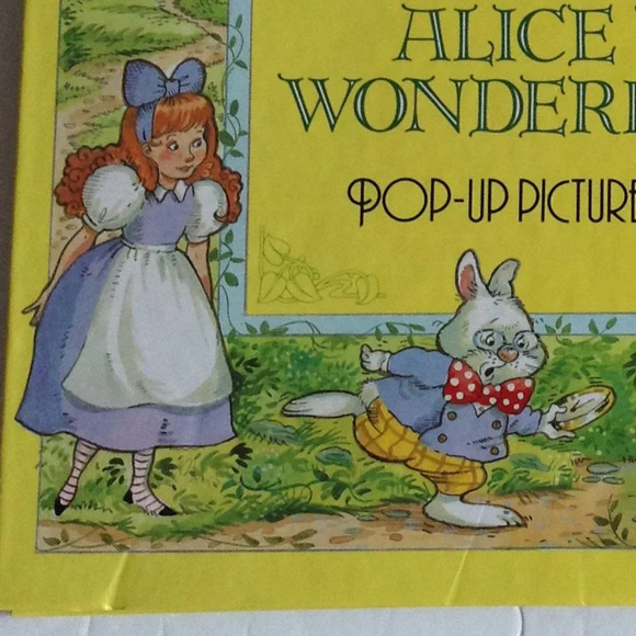 Alice in Wonderland Vintage Pop up Children's 1992 Classic Picture Story Book - Picture 5 of 7